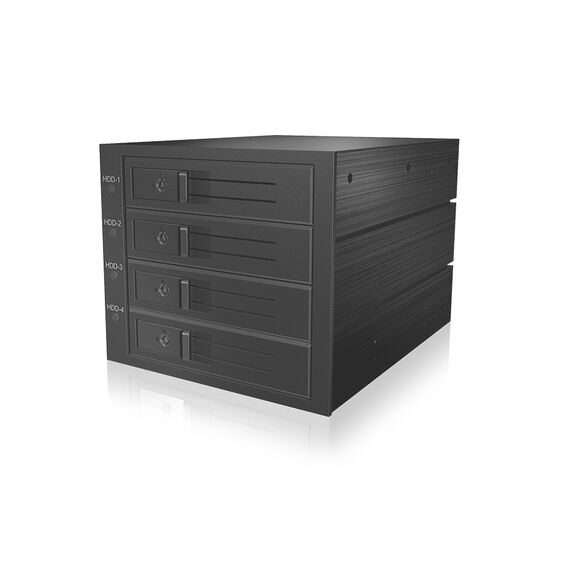 RaidSonic ICY BOX IB-564SSK - Storage drive cage with cooling fan