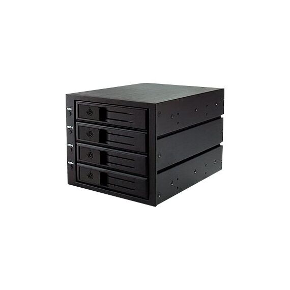 RaidSonic ICY BOX IB-564SSK - Storage drive cage with cooling fan