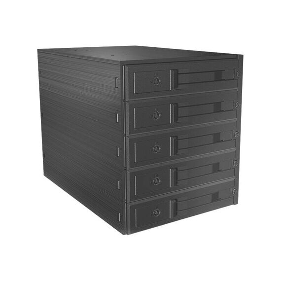 RaidSonic ICY BOX IB-565SSK - Storage drive cage with cooling fan