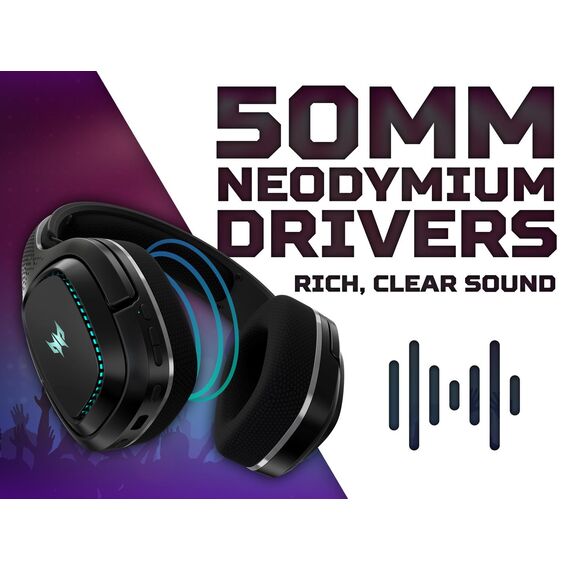 Acer Predator Galea 550 (PHR235) - Headset - full  | GP.HDS11.01J