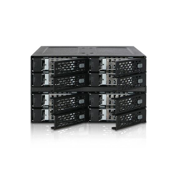 ICY Dock ToughArmor MB508SP-B - Storage drive cage - 2.5" - black