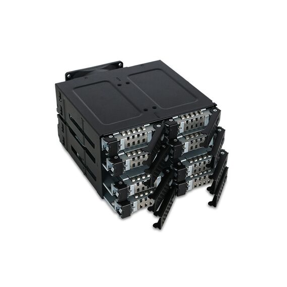 ICY Dock ToughArmor MB508SP-B - Storage drive cage - 2.5" - black