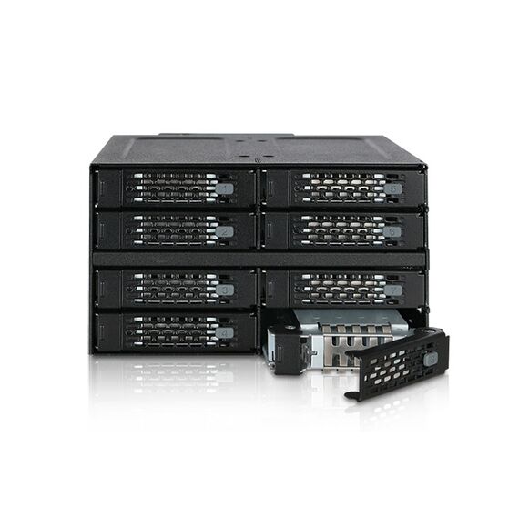 ICY Dock ToughArmor MB508SP-B - Storage drive cage - 2.5" - black