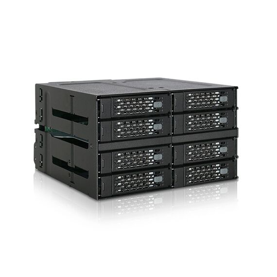 ICY Dock ToughArmor MB508SP-B - Storage drive cage - 2.5" - black