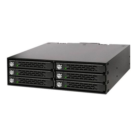 ICY Dock ToughArmor MB996SK-6SB - Storage drive cage - 2.5" - bla