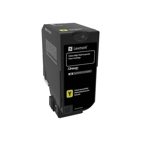 Lexmark High Yield yellow original toner cartridge 74C2HYE
