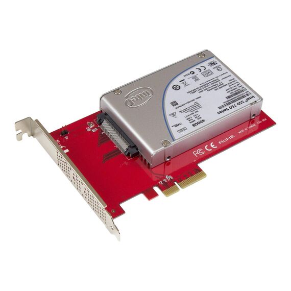 StarTech.com U.2 to PCIe Adapter for 2.5 U.2 NVMe PEX4SFF8639