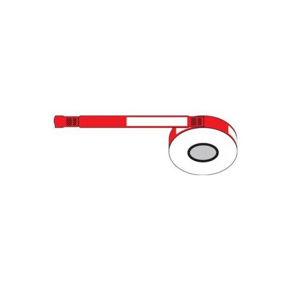 Zebra ZBand UltraSoft Adhesive white, red 25 x 279 10015355RK