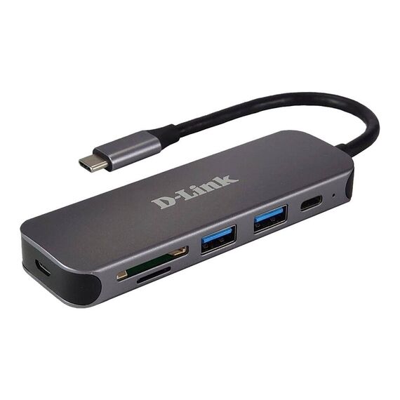 D-Link DUB-2325 - Hub - with card reader - 2 x SuperSpeed USB 3.0