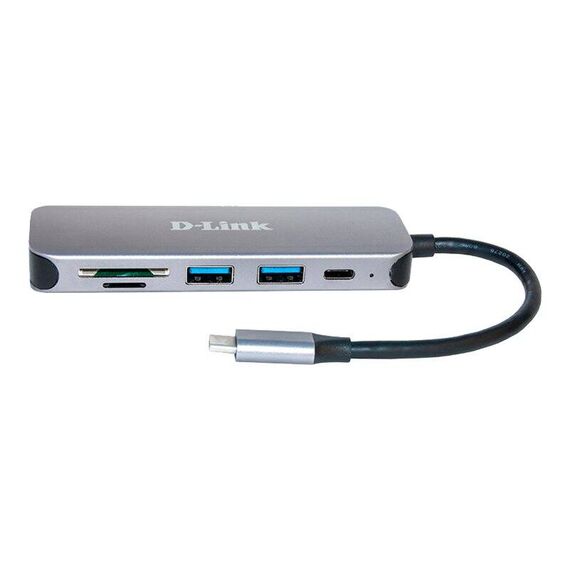 D-Link DUB-2325 - Hub - with card reader - 2 x SuperSpeed USB 3.0
