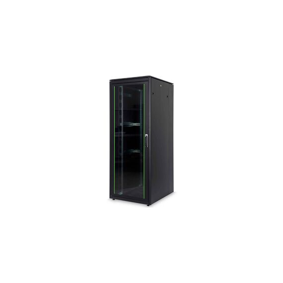 Digitus Unique DN-19 42U-8/10-B-1 - Rack - cabinet - black, RAL 9