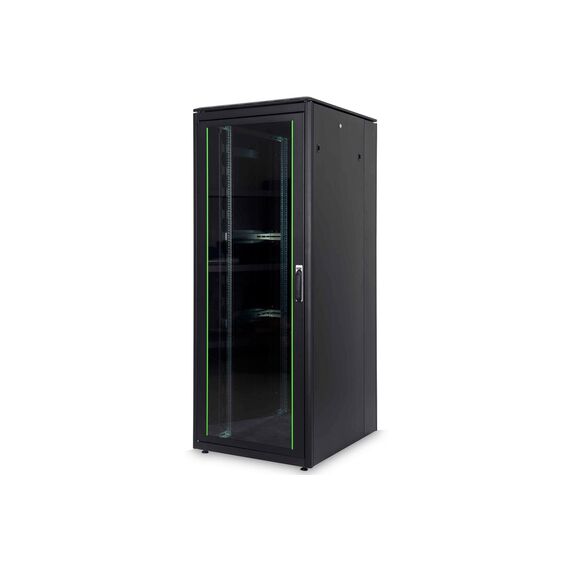 Digitus Unique DN-19 42U-8/10-B-1 - Rack - cabinet - black, RAL 9