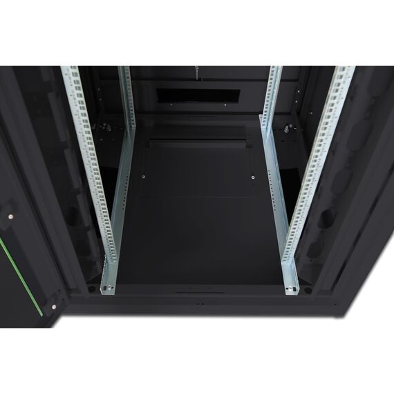 Digitus Unique DN-19 42U-8/10-B-1 - Rack - cabinet - black, RAL 9