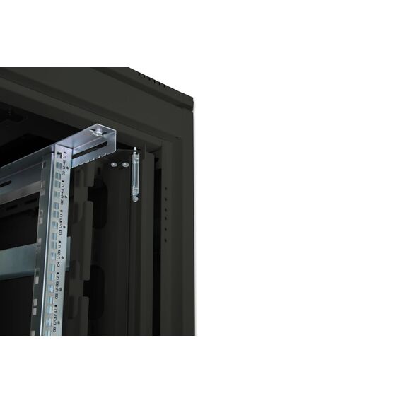 Digitus Unique DN-19 42U-8/10-B-1 - Rack - cabinet - black, RAL 9