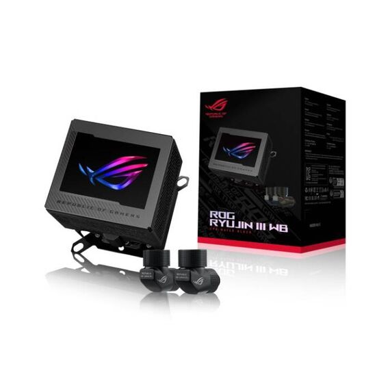 ASUS ROG Ryujin III WB CPU Water Block, 3.5" LCD
