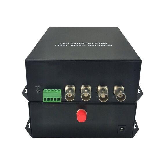 LevelOne AVF-1401 - Video extender - Fibre Channel - 4 ports - up