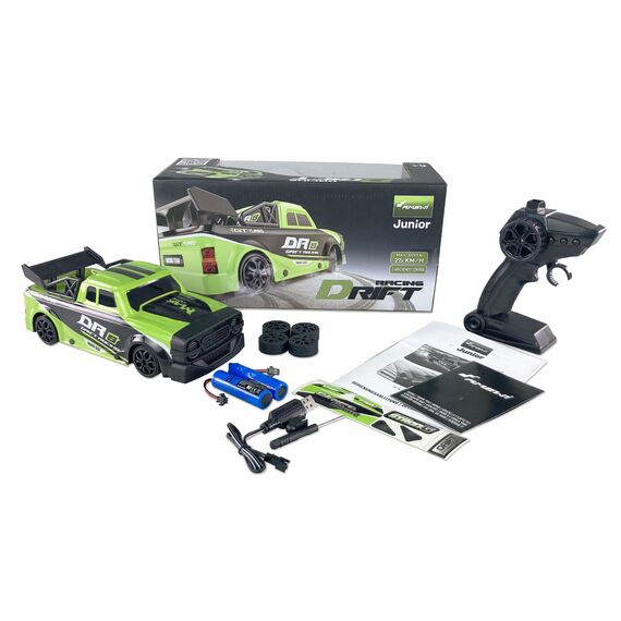 Amewi RC Auto Drift Racing Car DRs 4WD 1 18 RTR grün - Sc | 21101