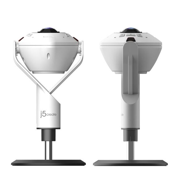 j5create JVU368 360° AI-Powered Webcam with Speakerpho | JVU368-N