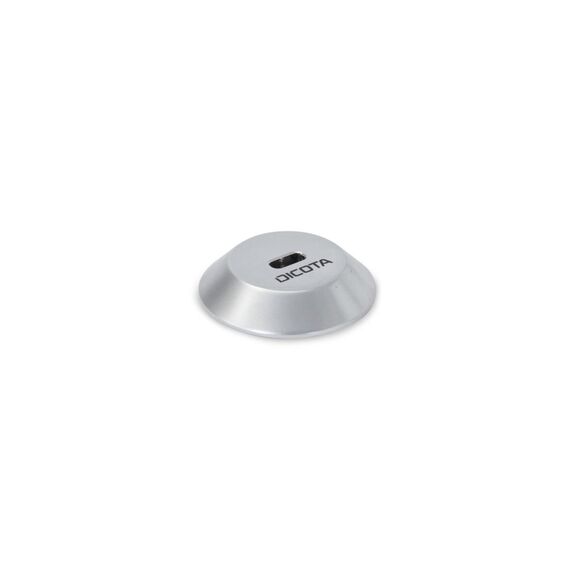 DICOTA - Laptop lock anchor plate - for T-Lock - silver | D32052