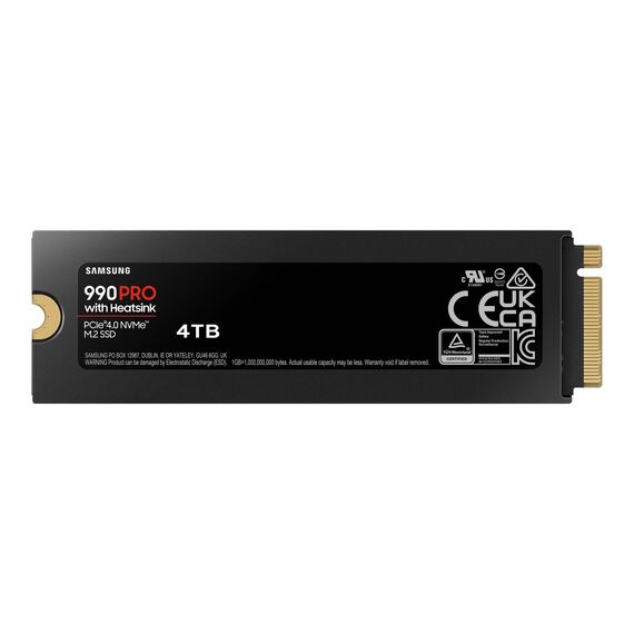 Samsung 990 PRO MZ-V9P4T0GW - SSD - encrypted - 4 TB - internal -