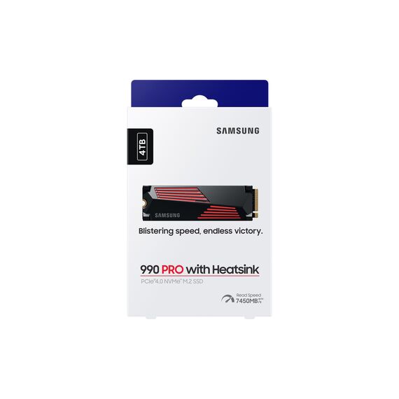 Samsung 990 PRO MZ-V9P4T0GW - SSD - encrypted - 4 TB - internal -