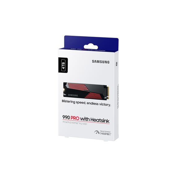 Samsung 990 PRO MZ-V9P4T0GW - SSD - encrypted - 4 TB - internal -