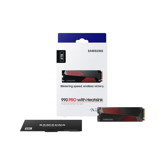 Samsung 990 PRO MZ-V9P4T0GW - SSD - encrypted - 4 TB - internal -