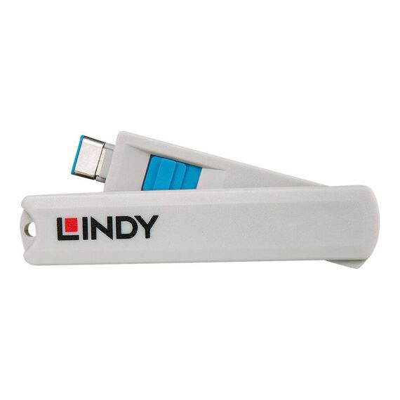Lindy - USB-C port blocker - blue | 40465