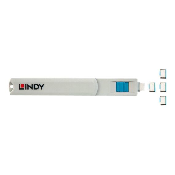 Lindy - USB-C port blocker - blue | 40465