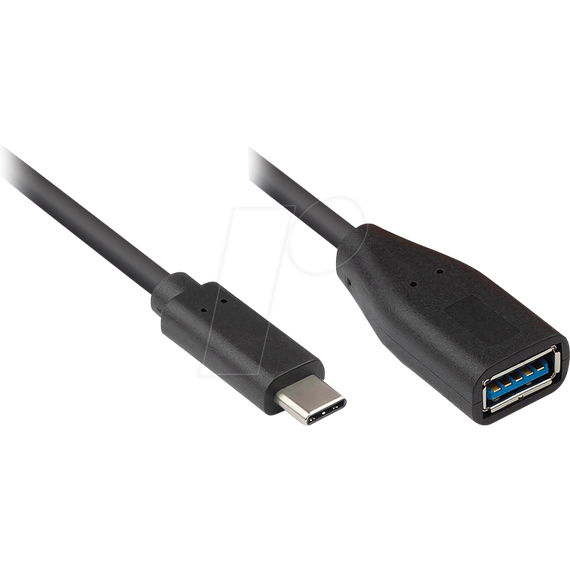 Good Connections 2811-OTG - 0.1 m - USB C - USB A - USB 3.2 Gen 1