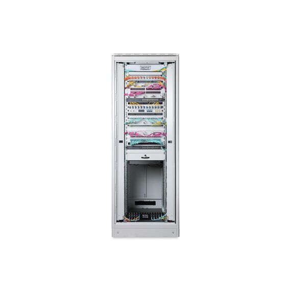 Digitus Unique DN-19 36U-8/8-1 - Rack - cabinet - light grey, RAL