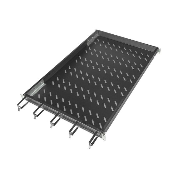 Digitus DN-97685 - Rack shelf - fixed - black, RAL 9005 - 1U - 19