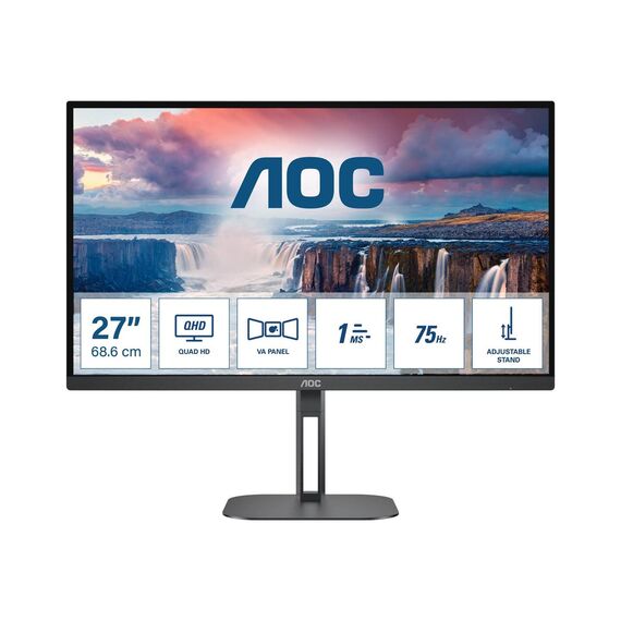 AOC Value-line Q27V5N/BK - V5 series - LED monitor - 27" - 2560 x