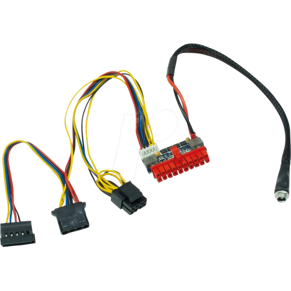 Inter-Tech 88882193 / ATX (20-pin) / SATA 15-pin + Molex (4-pin)