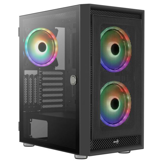 AeroCool Graphite-G-BK-v3 - MDT - ATX - windowe | ACCM-PB24133.11