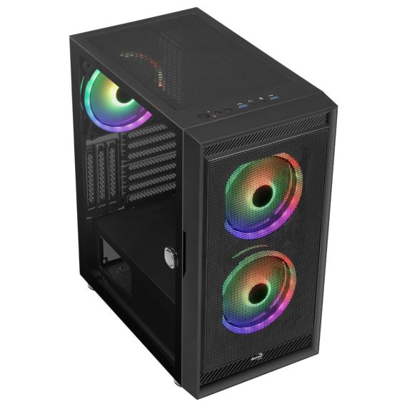 AeroCool Graphite-G-BK-v3 - MDT - ATX - windowe | ACCM-PB24133.11