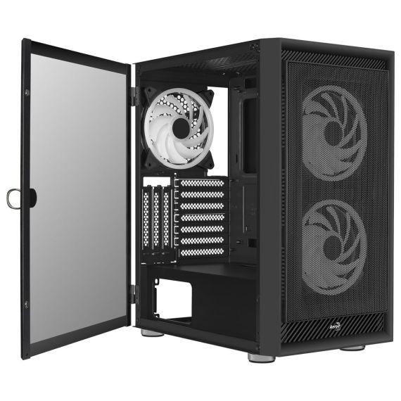 AeroCool Graphite-G-BK-v3 - MDT - ATX - windowe | ACCM-PB24133.11