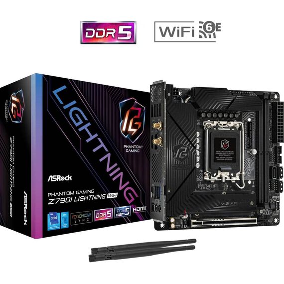 ASRock Z790I Lightning WiFi 1700 mATX HDMIDP 90MXBNM0A0UAYZ