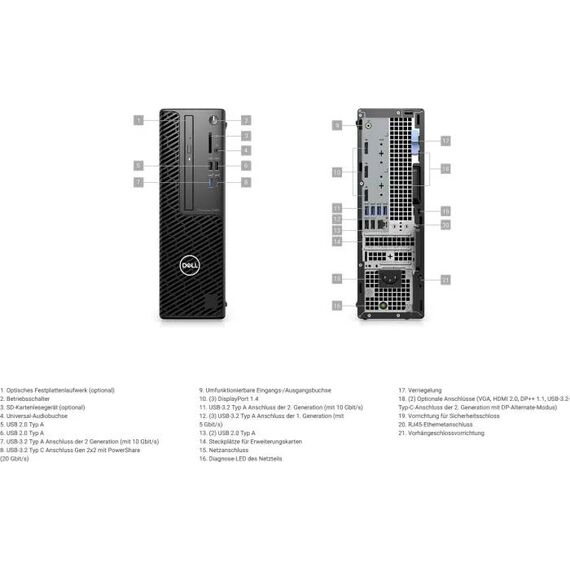 Dell Precision 3460 Small Form Factor SFF 1 x Core i7 M1N98