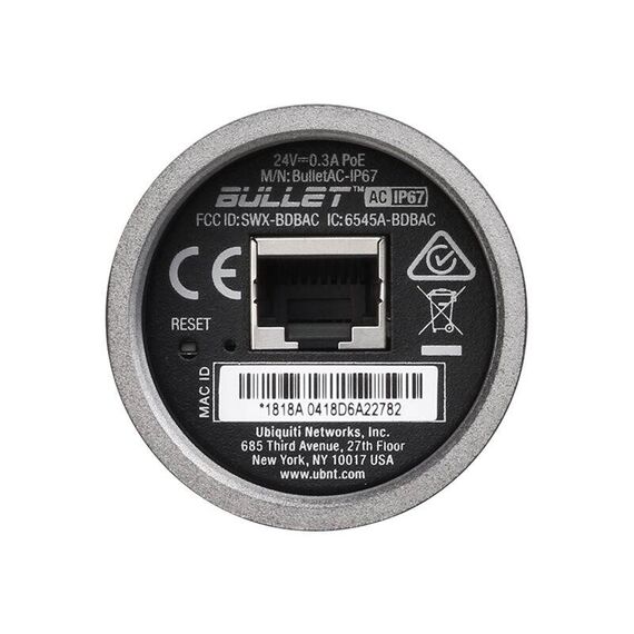 Ubiquiti Bullet AC - Radio access point - AirMax  | BulletAC-IP67