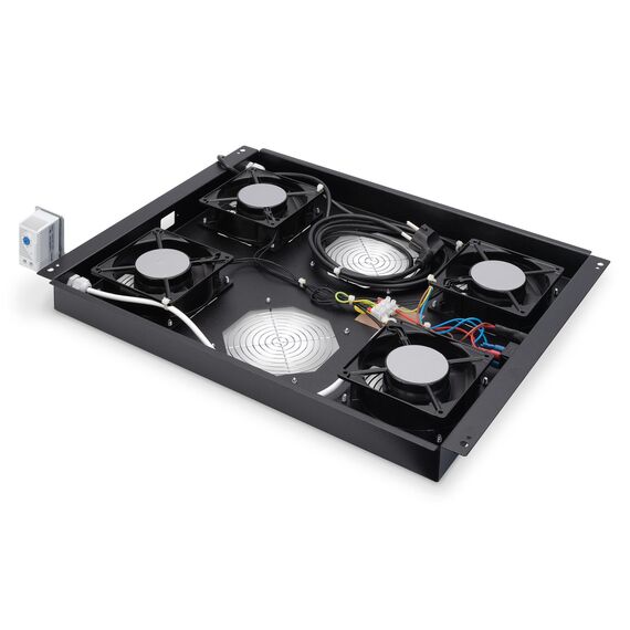 DIGITUS Professional DN-19 FAN-4-SRV-B - Rack roof with 2 fans -