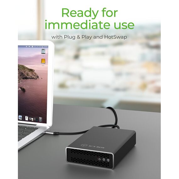 ICY BOX IB-RD2253-C31- Ext / Typ-A und Type-C - 2.5" - USB - 3.0