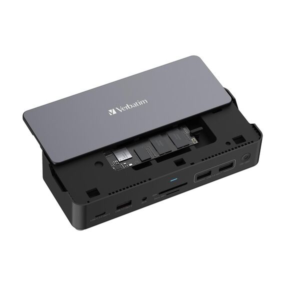 Verbatim Pro - Docking station - USB-C - 2 x HDMI, DP - 1 | 32173