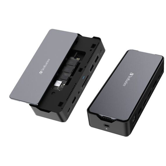 Verbatim Pro - Docking station - USB-C - 2 x HDMI, DP - 1 | 32173