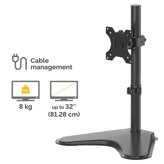 Fellowes Professional Series Single Freestanding Monito | 8049601
