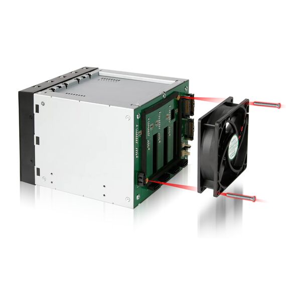 Cremax ICY Dock FatCage MB155SP-B - Storage drive cage with cooli