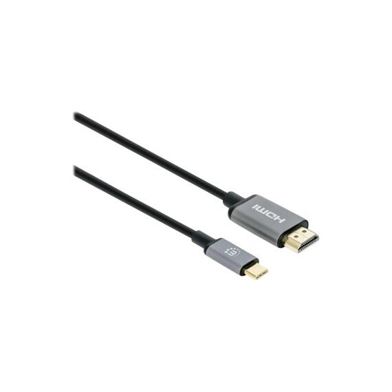 Manhattan USB-C to HDMI Cable, 4K@60Hz, 1m, Black, Male  | 153591