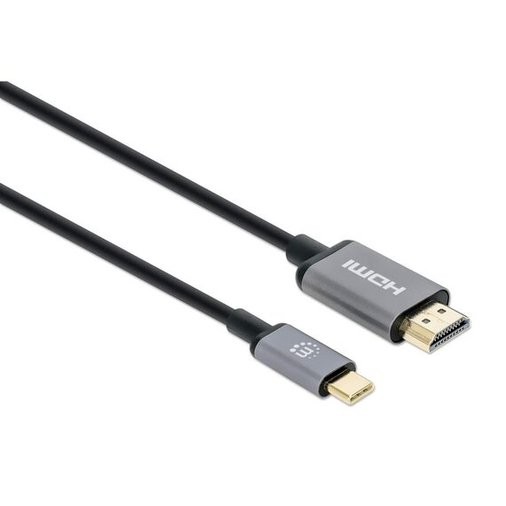 Manhattan USB-C to HDMI Cable, 4K@60Hz, 1m, Black, Male  | 153591