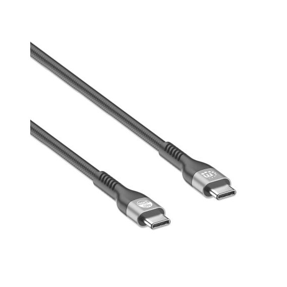 Manhattan USB-C to USB-C Cable (240W), 2m, Male to Male, | 356367