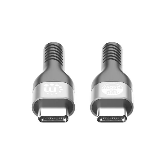 Manhattan USB-C to USB-C Cable (240W), 2m, Male to Male, | 356367